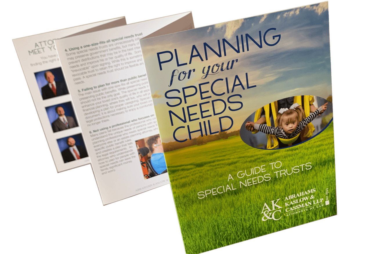 1st Party vs. 3rd Party Special Needs Trusts 1st Party vs. 3rd Party Special Needs Trusts, 1st Party vs. 3rd Party Special Needs Trusts, Abrahams Kaslow & Cassman LLP | Attorneys at Law