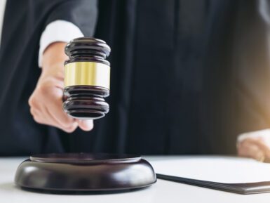 judge holding gavel